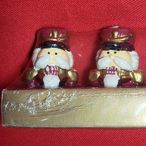 VTG Red Nutcracker Votive Candles Set of 6 Sealed